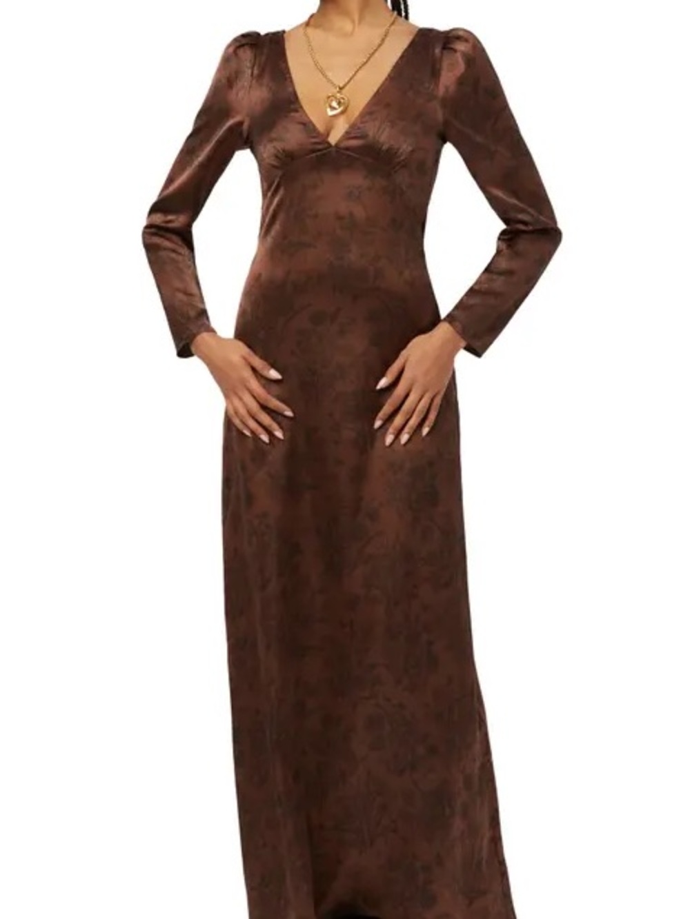 WeWoreWhat Cowl Back Maxi Dress